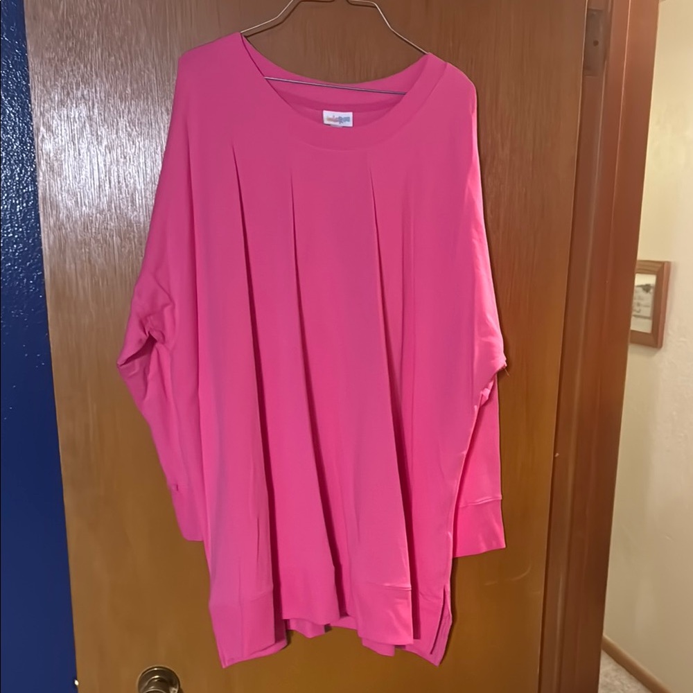 LuLaRoe Vibrant Pink Sweatshirt